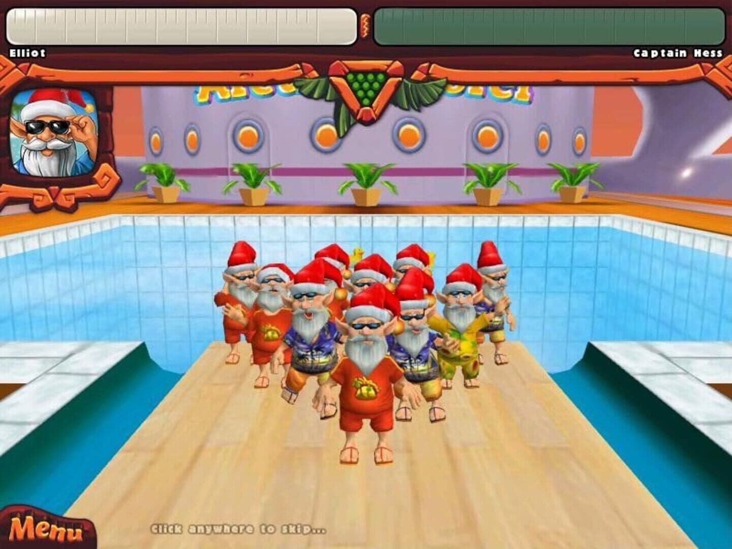 Elf Bowling: Hawaiian Vacation screenshot 2