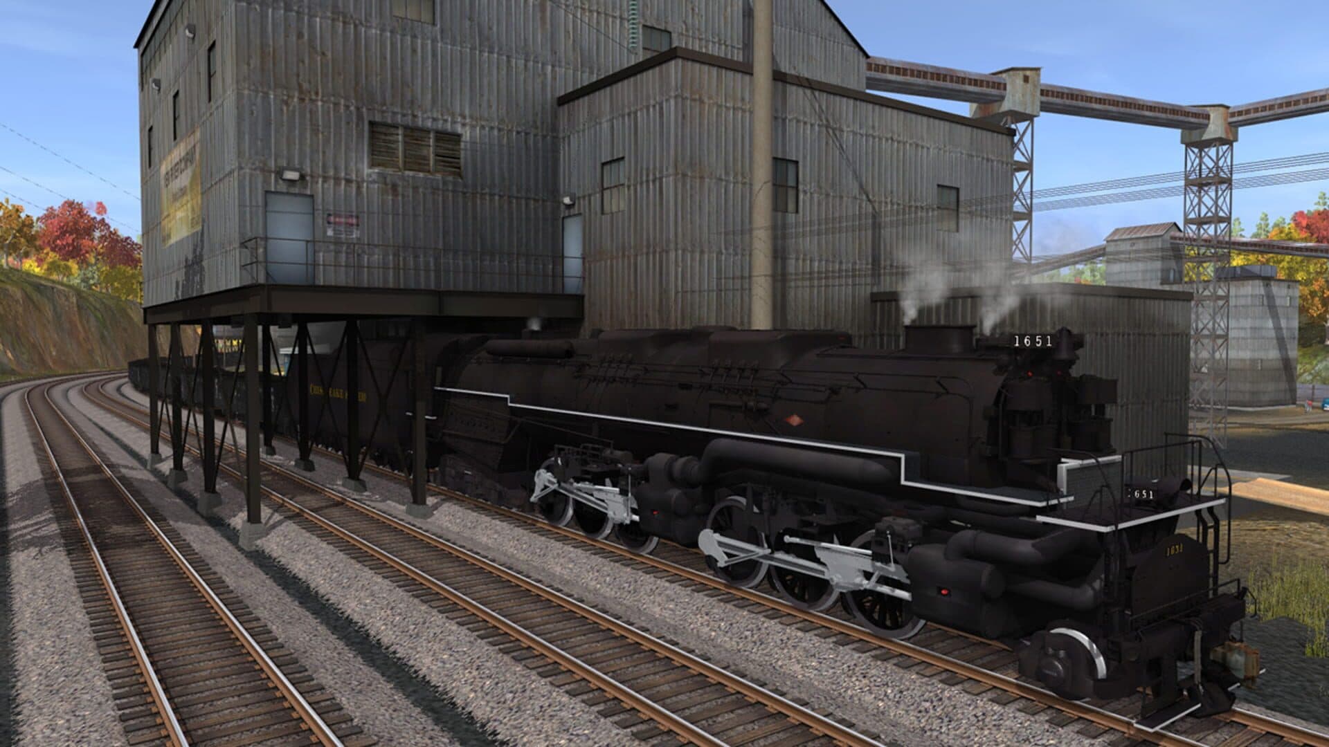 Trainz Railroad Simulator 2019: C&O 2-6-6-6 H8 - New River Mining Coal Run screenshot 1