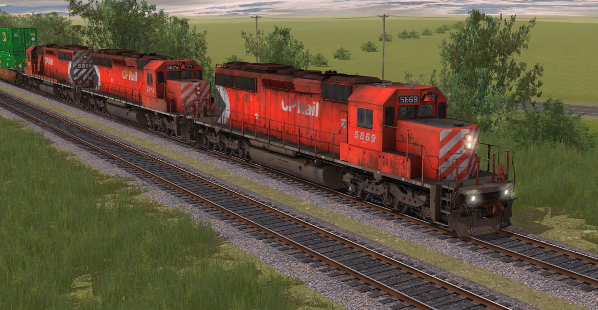 Trainz Railroad Simulator 2019: CP SD40-2 #5865-5879 Multimark screenshot 1