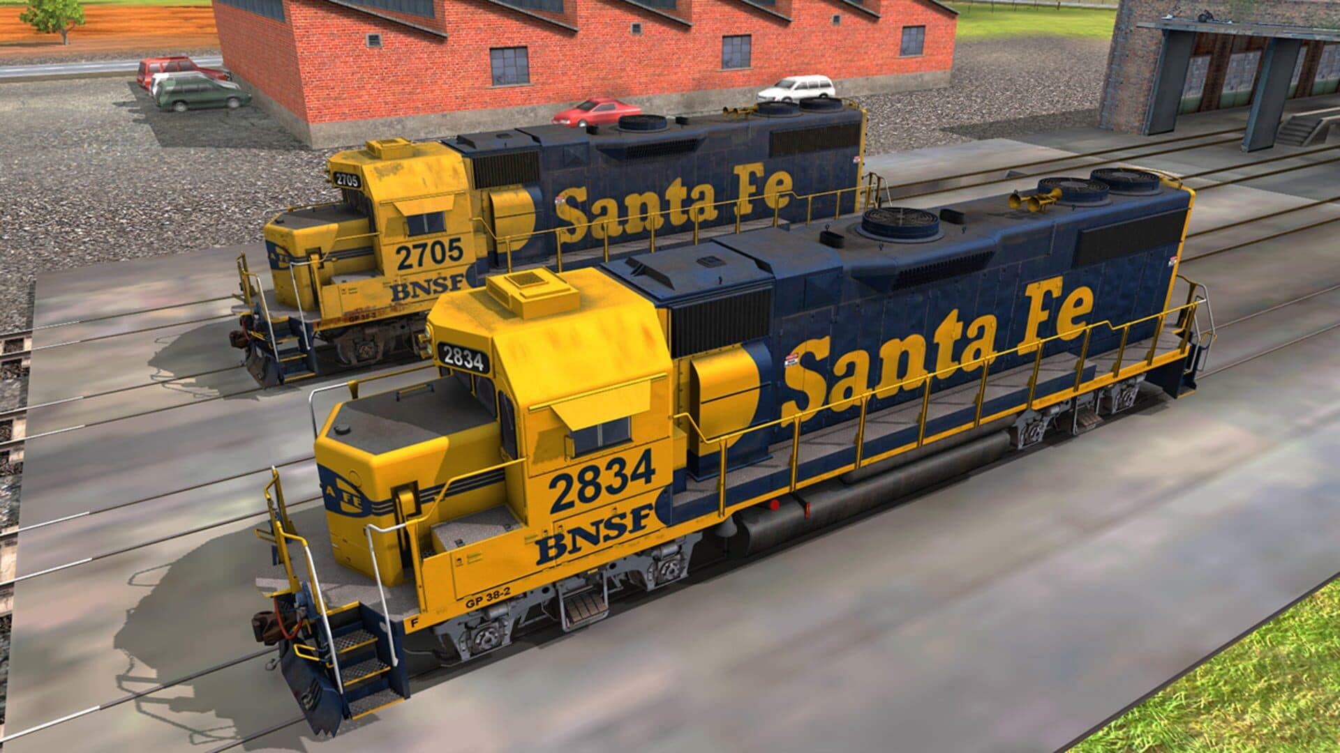 Trainz Railroad Simulator 2019: ATSF GP38-2 Santa FE screenshot 3