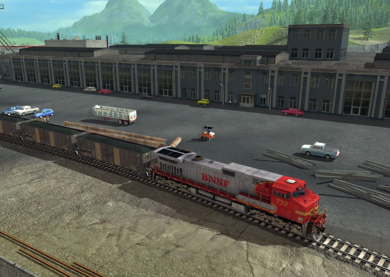 Trainz Railroad Simulator 2019: BNSF GE Dash-9 44CW Warbonnet screenshot 2