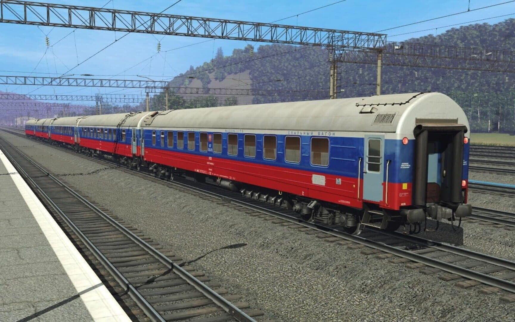 Trainz Railroad Simulator 2019: RZD-UZ-RIC Wagons Praha screenshot 6