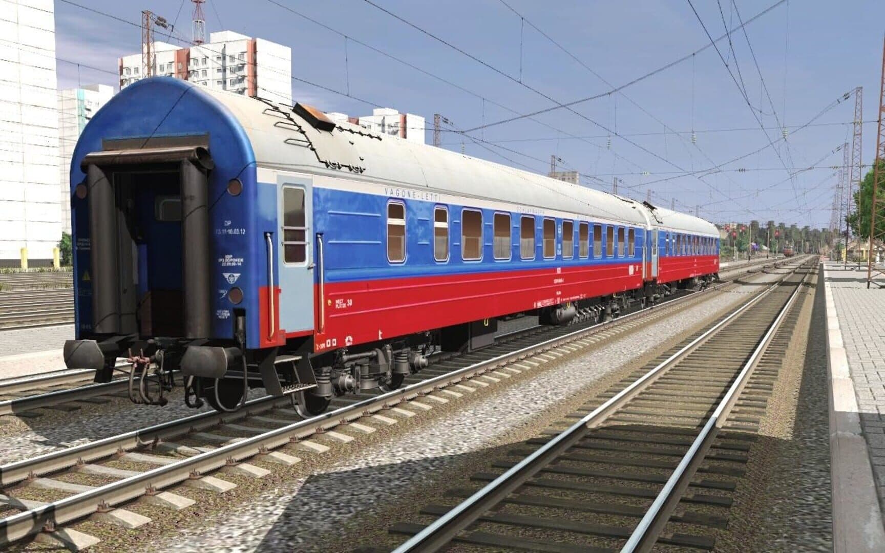 Trainz Railroad Simulator 2019: RZD-UZ-RIC Wagons Praha screenshot 9