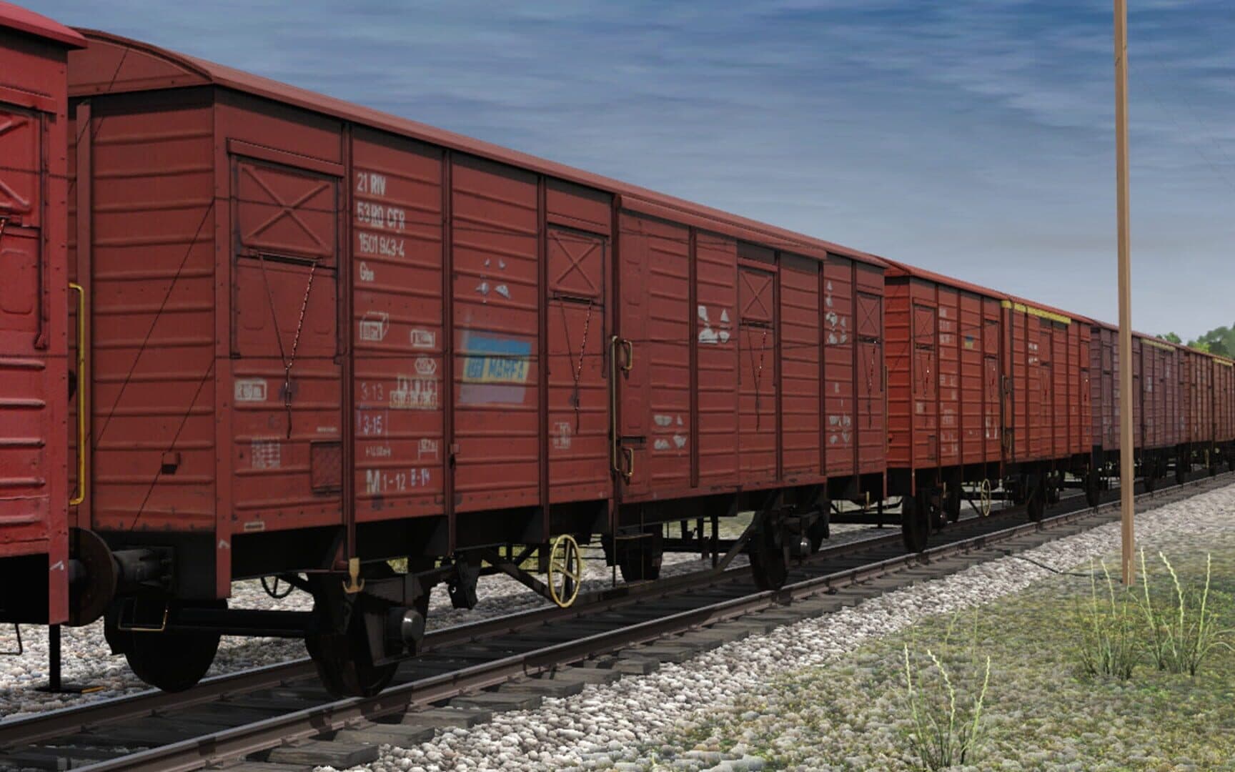 Trainz Railroad Simulator 2019: CFR Marfa Gbs/Gbgs Freight Car Pack screenshot 10