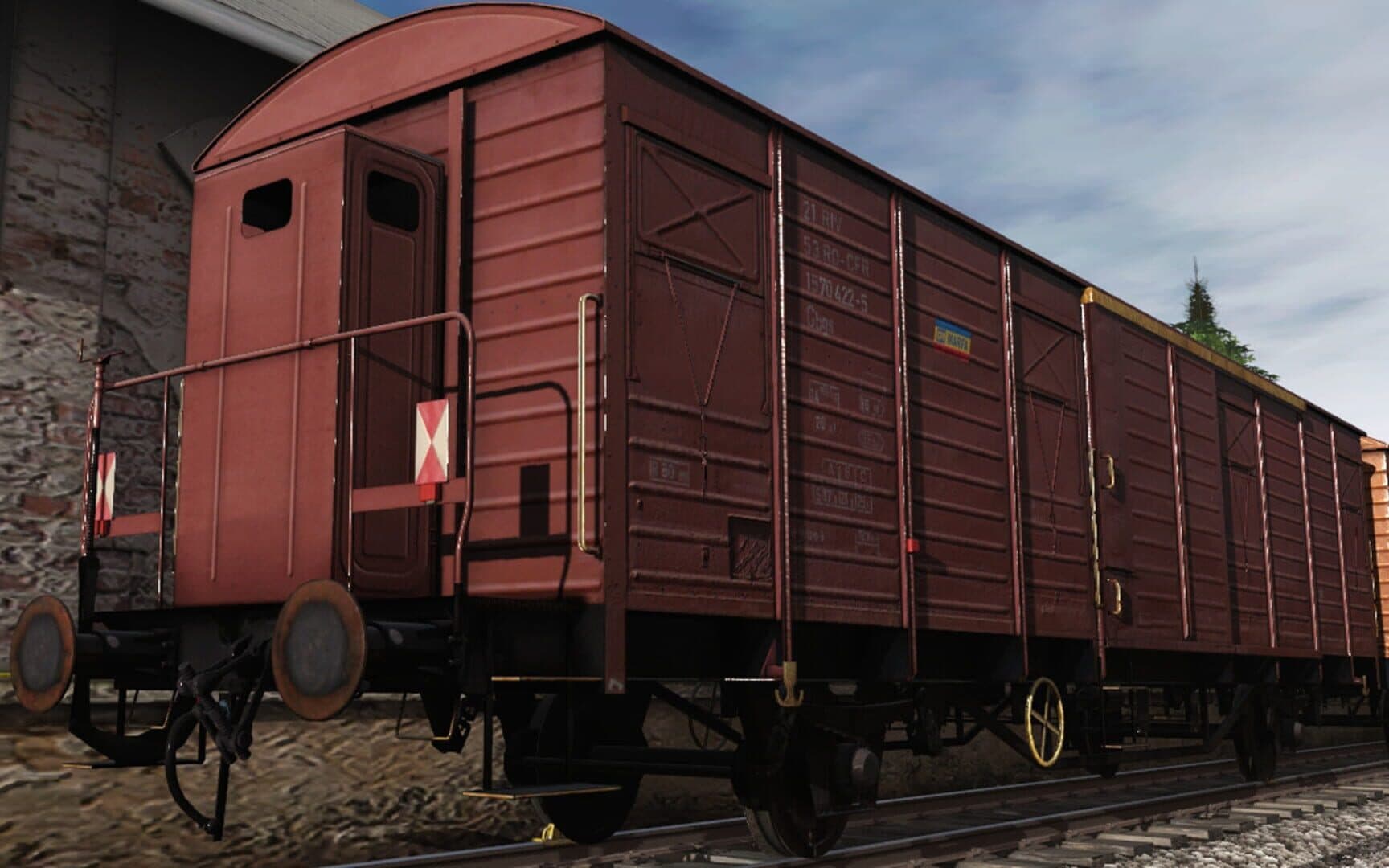 Trainz Railroad Simulator 2019: CFR Marfa Gbs/Gbgs Freight Car Pack screenshot 7