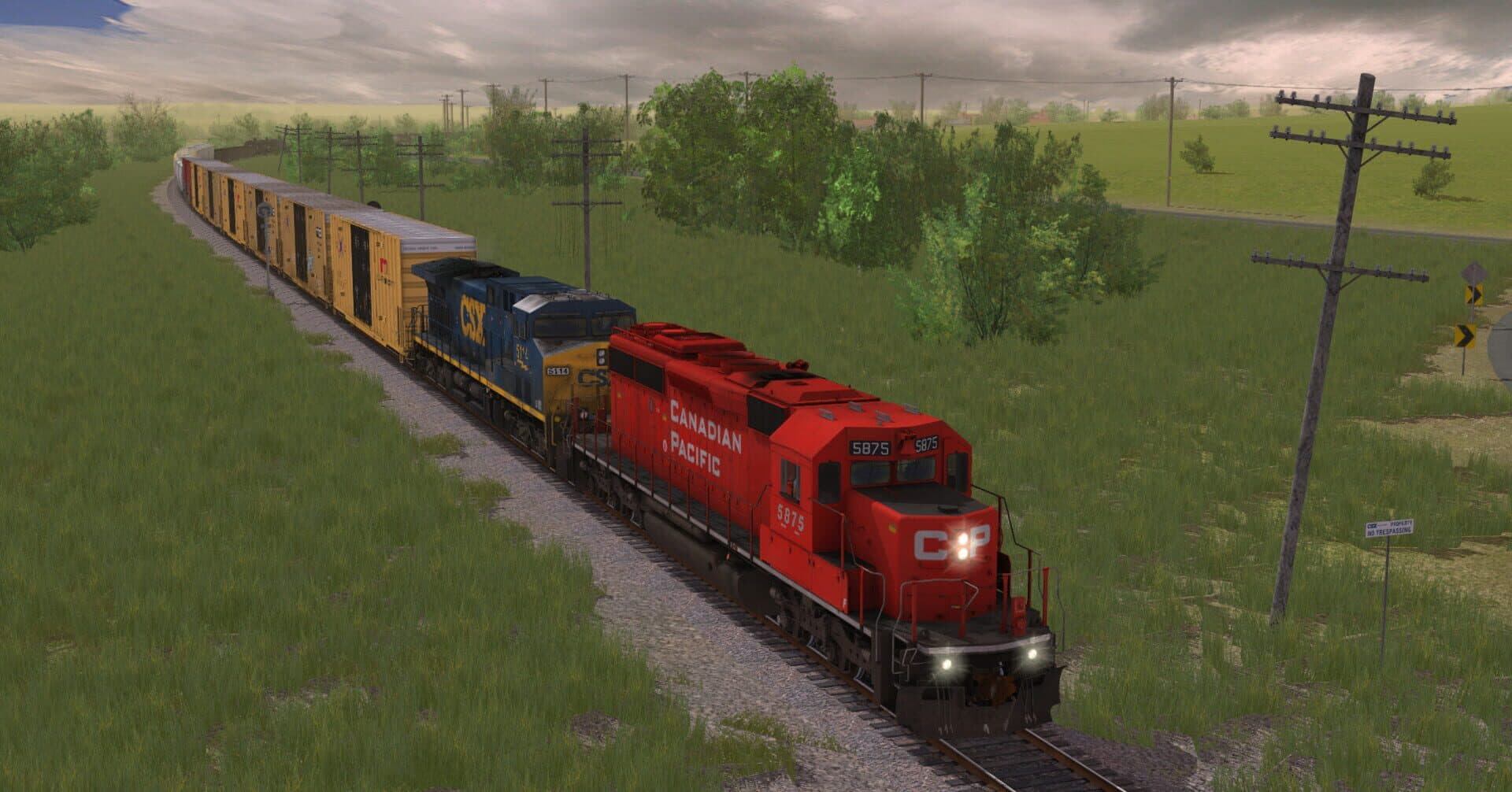 Trainz Railroad Simulator 2019: CP SD40-2 #5865-5879 Modern Block Letters screenshot 2