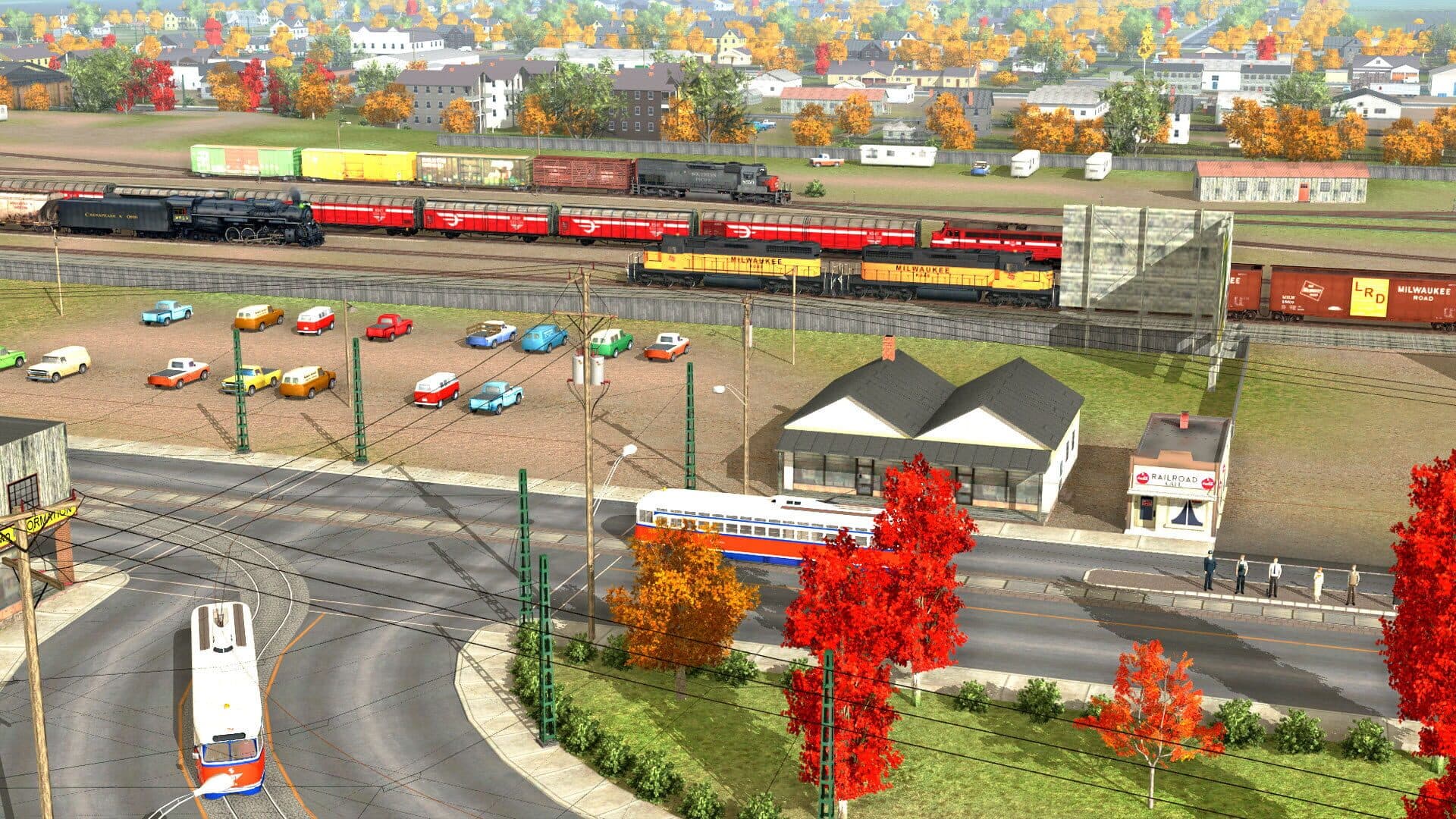 Trainz Railroad Simulator 2019: Season Town Northern Rail Road Route screenshot 5