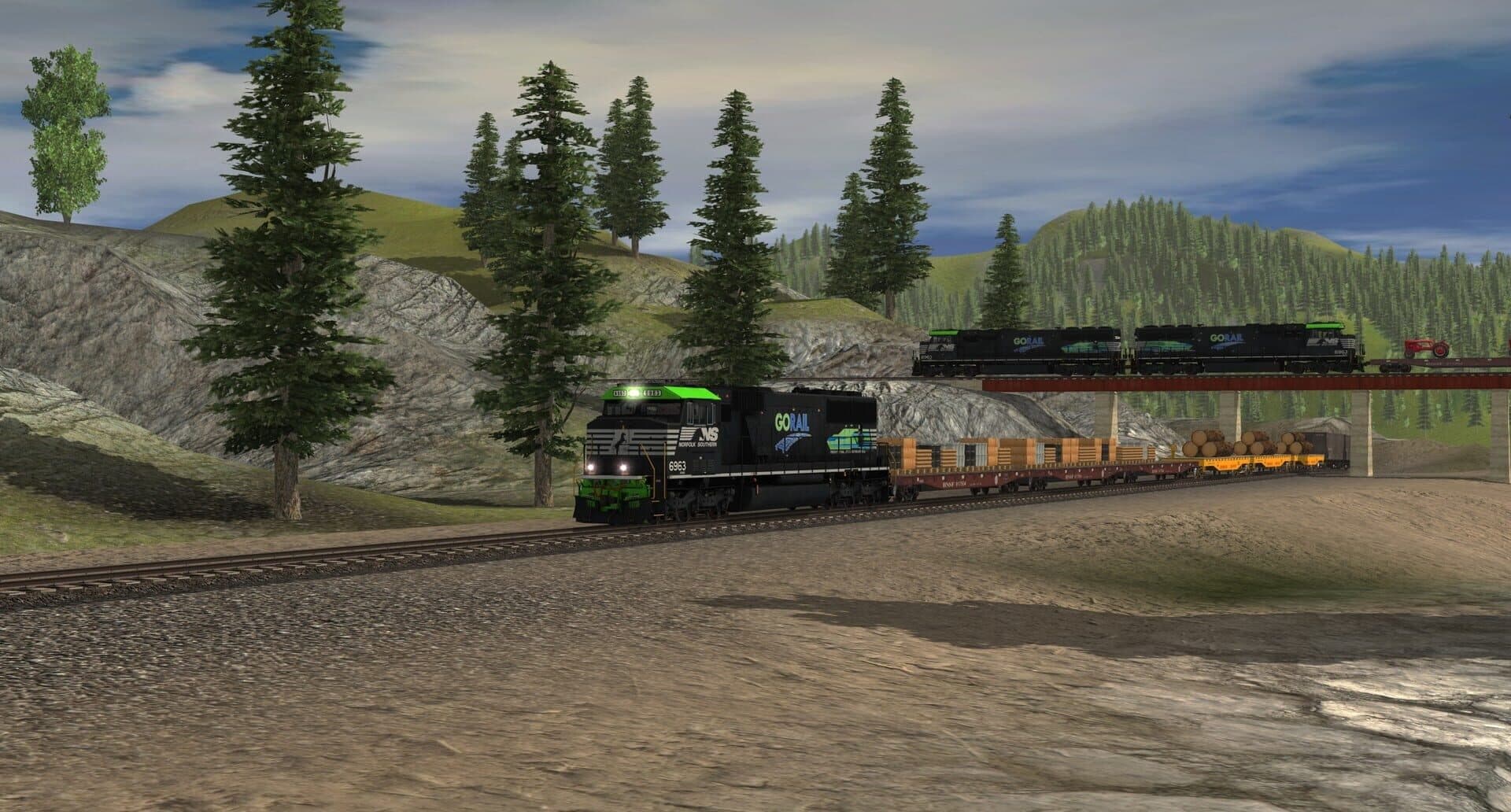 Trainz Railroad Simulator 2019: NS SD60E - 6963 GoRail screenshot 1