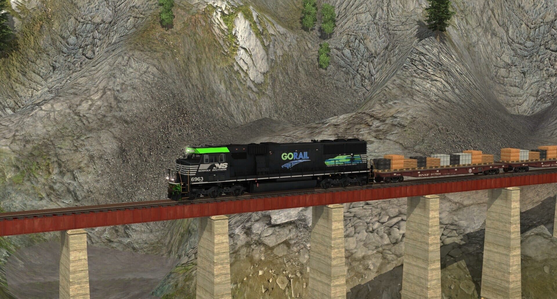 Trainz Railroad Simulator 2019: NS SD60E - 6963 GoRail screenshot 5