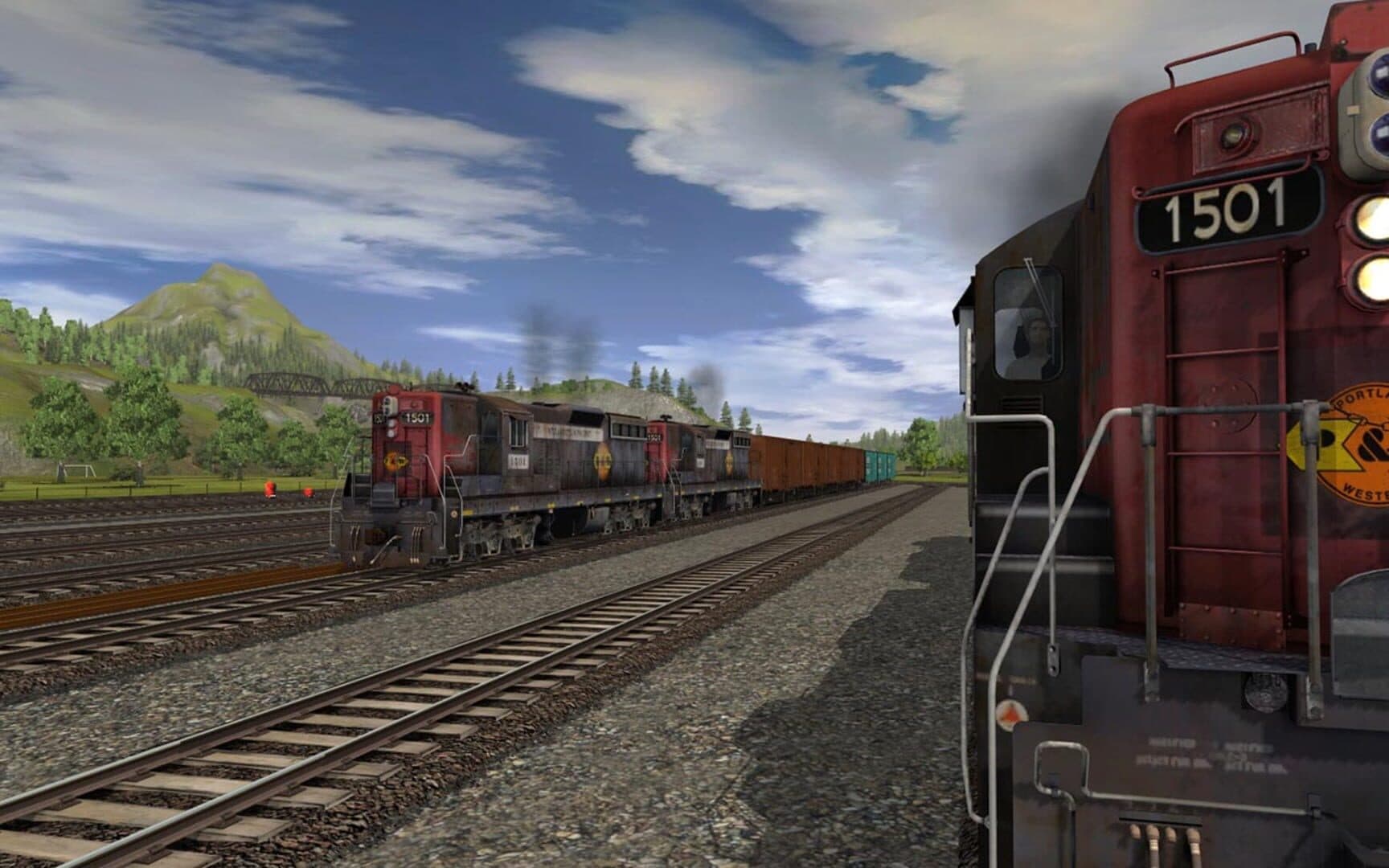 Trainz Railroad Simulator 2019: Willamette & Pacific SD7 #1501 screenshot 3