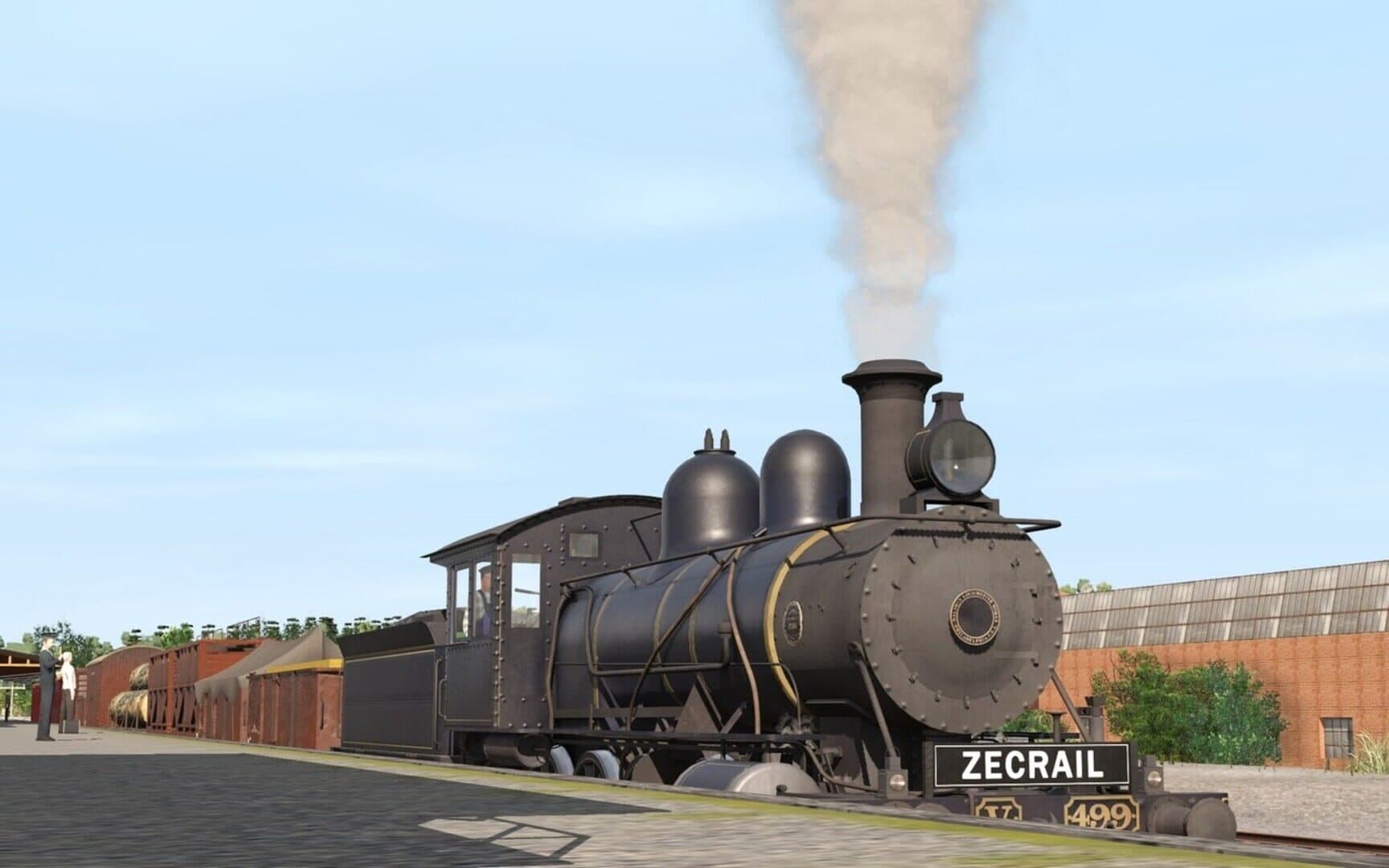 Trainz Railroad Simulator 2019: ZecRail V499 Blue & Gold and Christmas 2019 screenshot 12