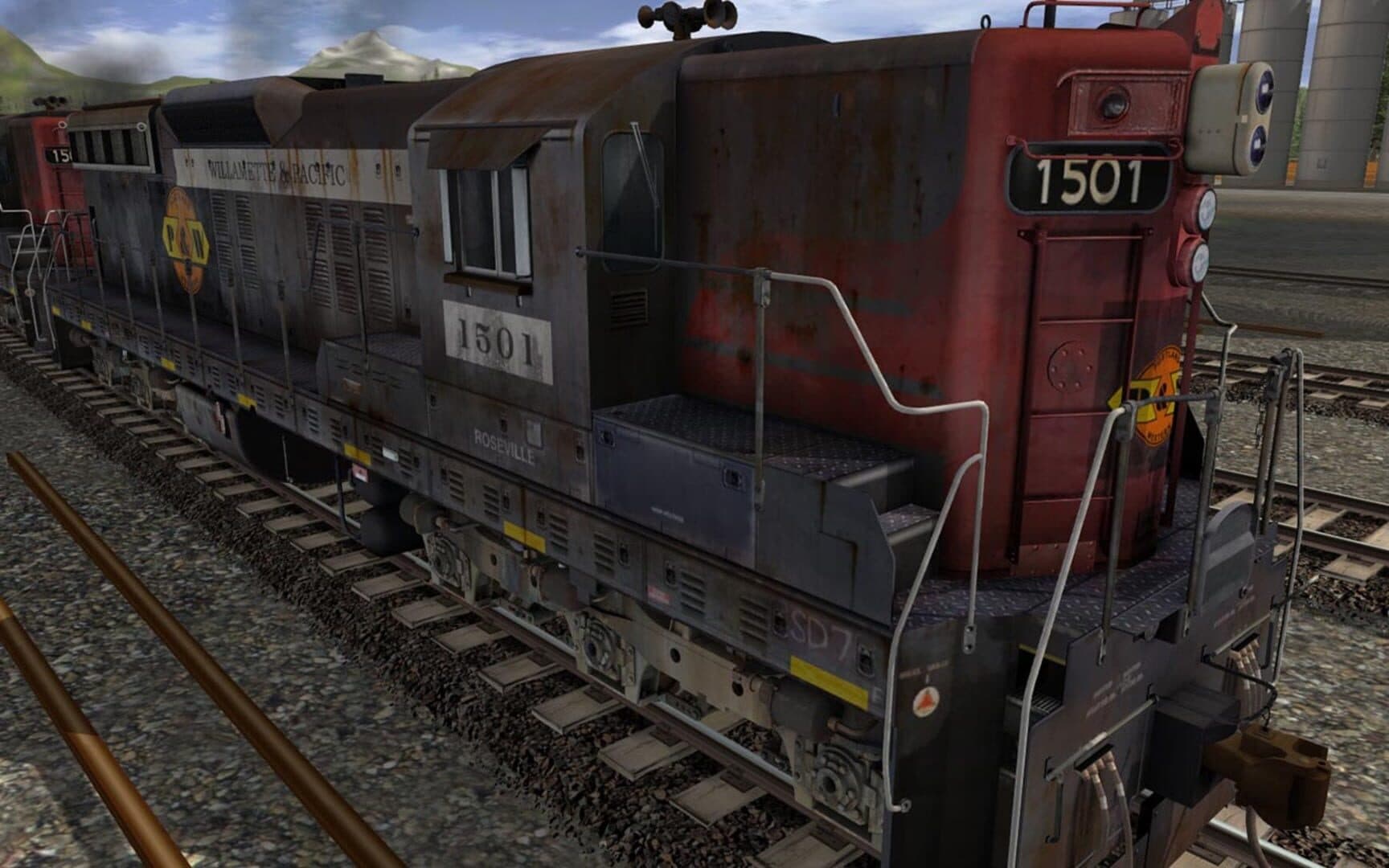 Trainz Railroad Simulator 2019: Willamette & Pacific SD7 #1501 screenshot 4