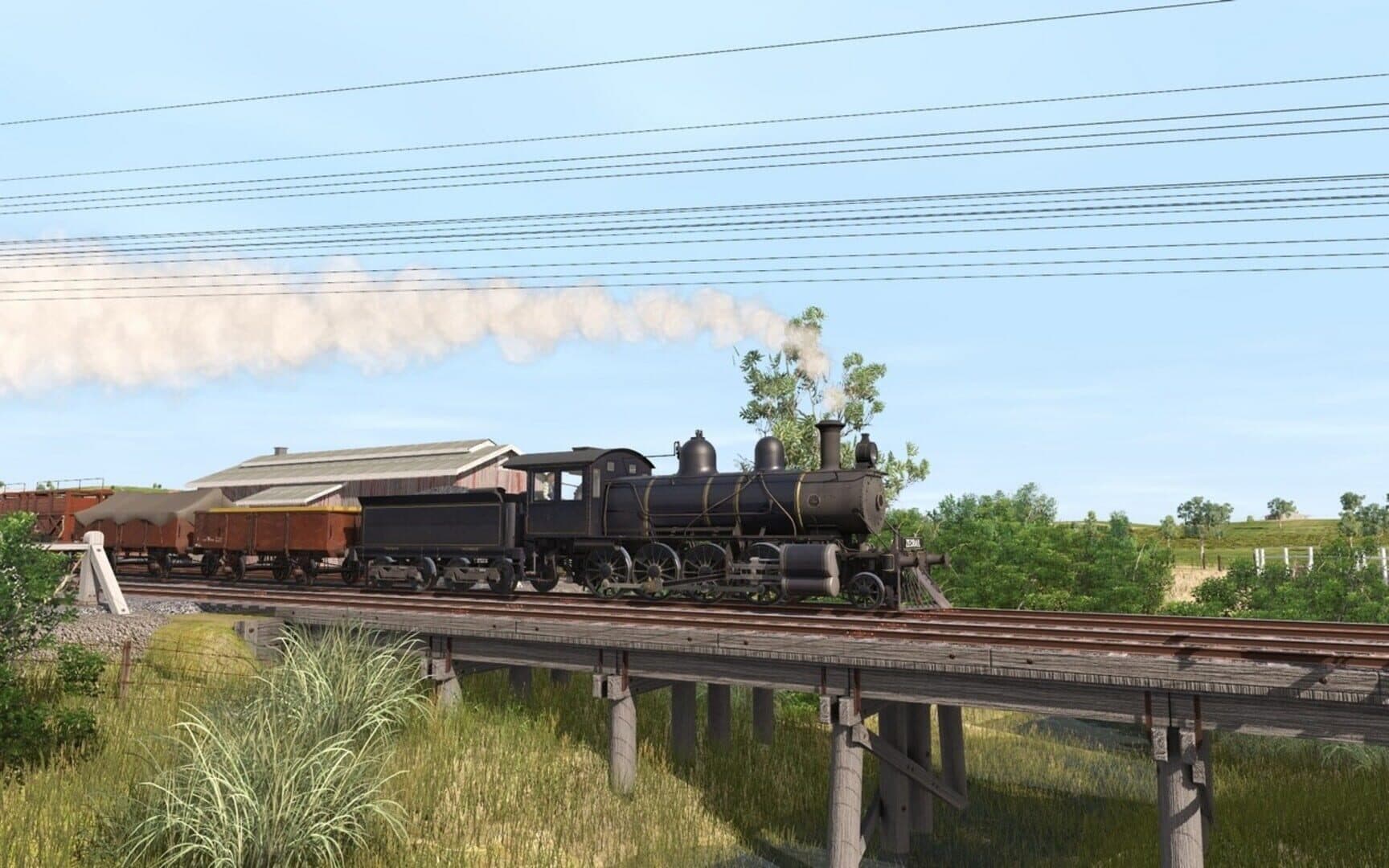 Trainz Railroad Simulator 2019: ZecRail V499 Blue & Gold and Christmas 2019 screenshot 10
