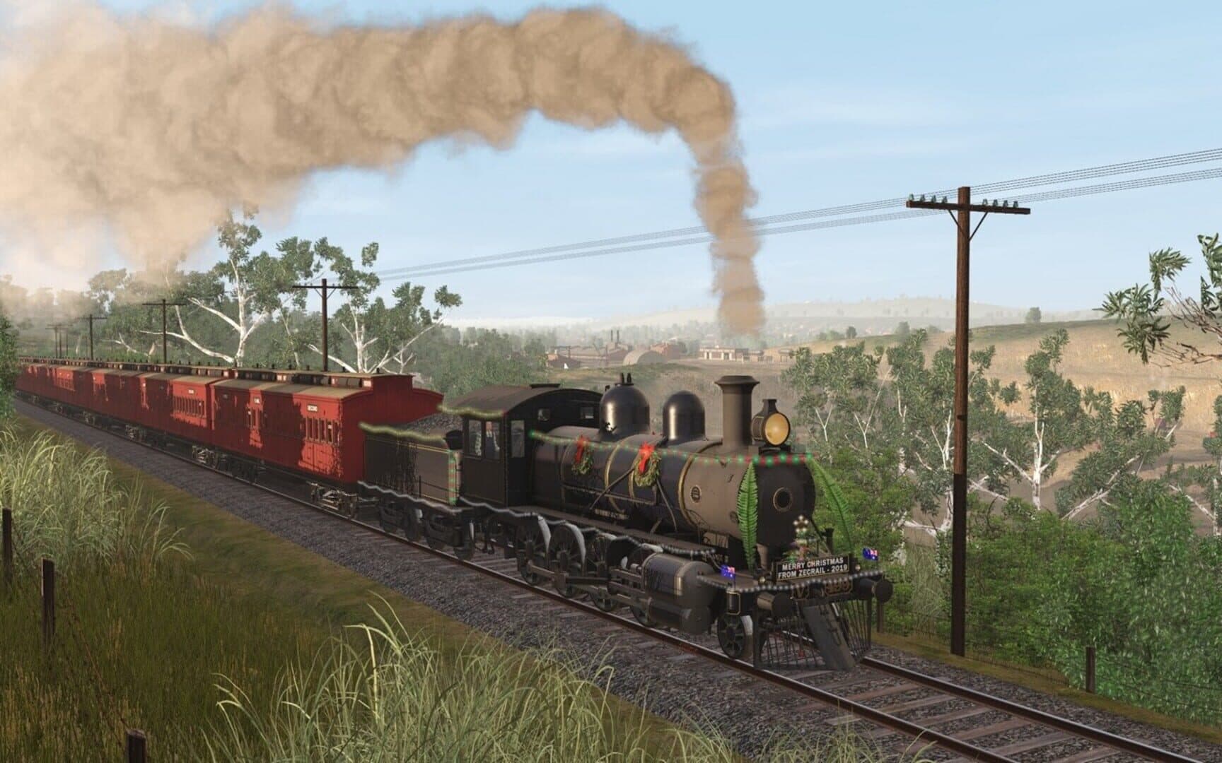 Trainz Railroad Simulator 2019: ZecRail V499 Blue & Gold and Christmas 2019 screenshot 9