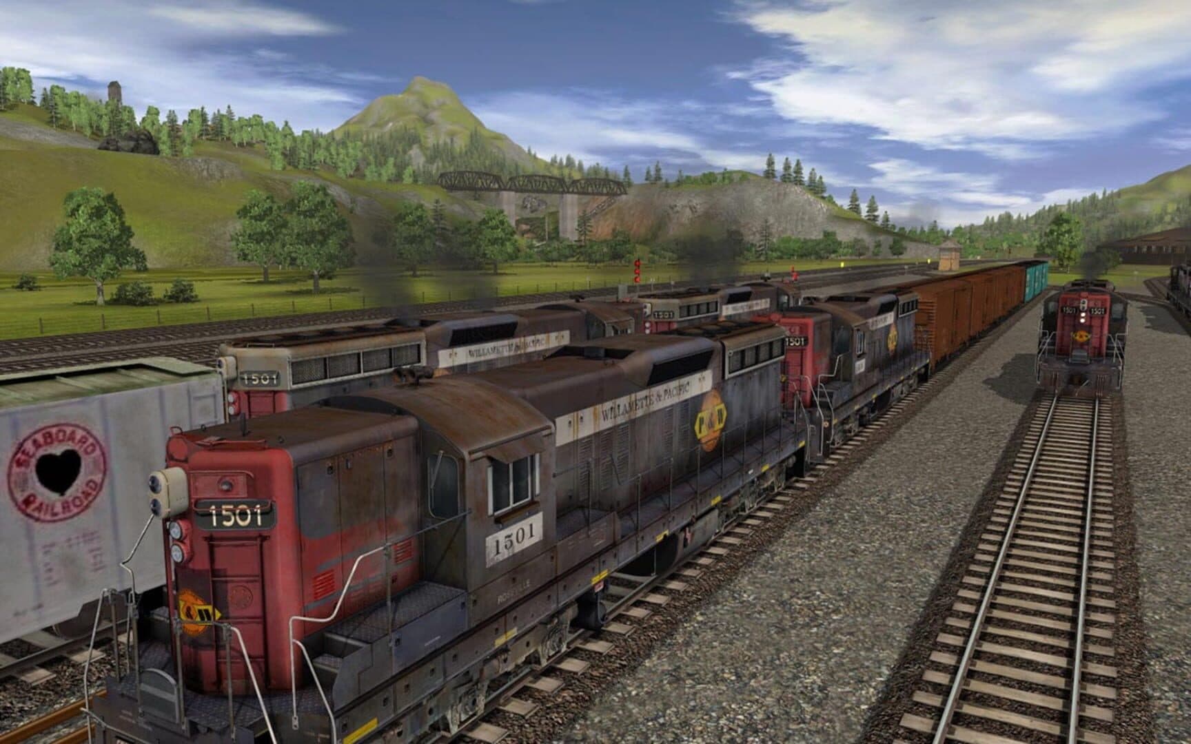 Trainz Railroad Simulator 2019: Willamette & Pacific SD7 #1501 screenshot 7