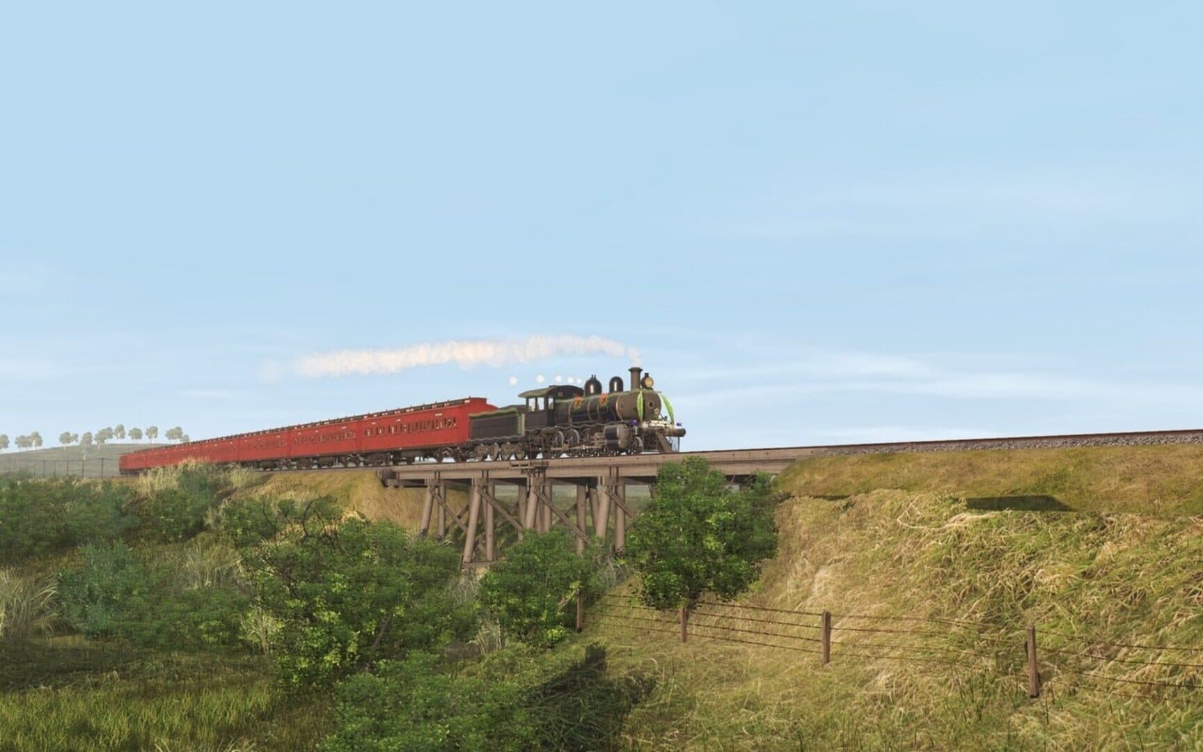 Trainz Railroad Simulator 2019: ZecRail V499 Blue & Gold and Christmas 2019 screenshot 7