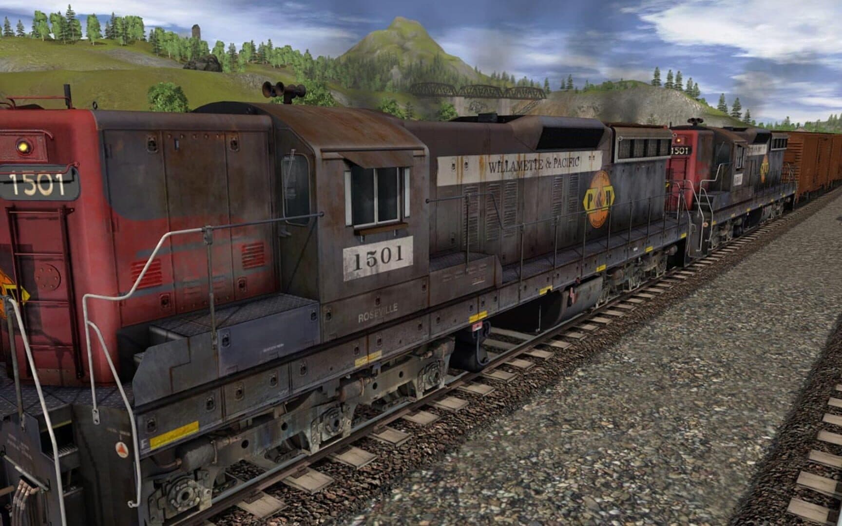 Trainz Railroad Simulator 2019: Willamette & Pacific SD7 #1501 screenshot 8