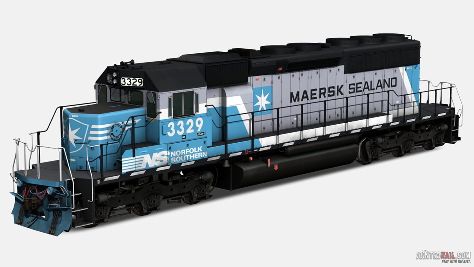 Trainz Railroad Simulator 2019: EMD SD40-2 - Maersk screenshot 1