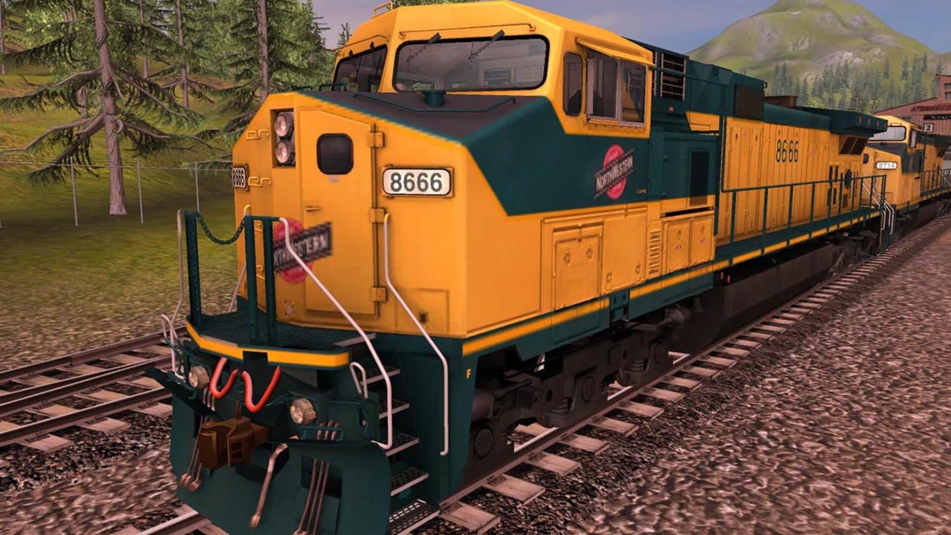Trainz Railroad Simulator 2019: Chicago North Western GE Dash 9 44CW screenshot 2