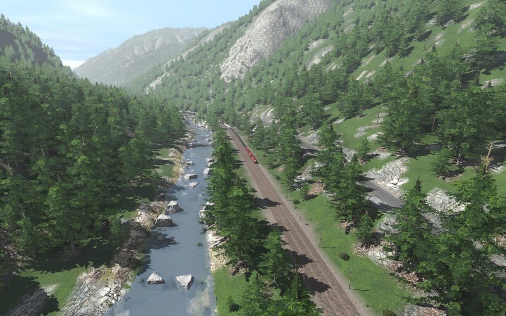 Trainz Railroad Simulator 2019: Canadian Rocky Mountains Viktor Lake to Ross Peak and Glacier screenshot 7