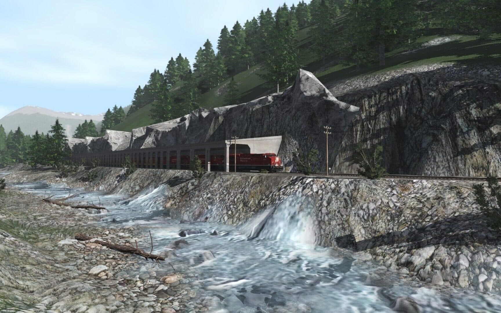 Trainz Railroad Simulator 2019: Canadian Rocky Mountains Viktor Lake to Ross Peak and Glacier screenshot 2