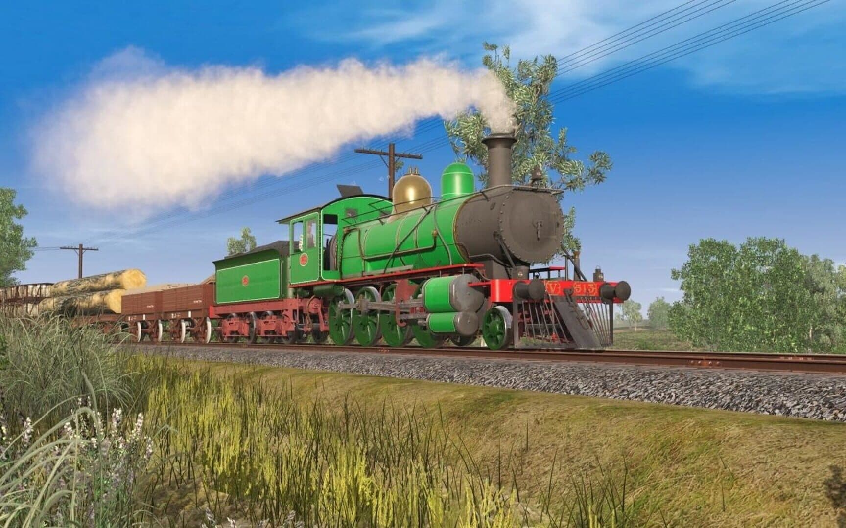 Trainz Railroad Simulator 2019: Victorian Railways V Class 2 Tone Green screenshot 1