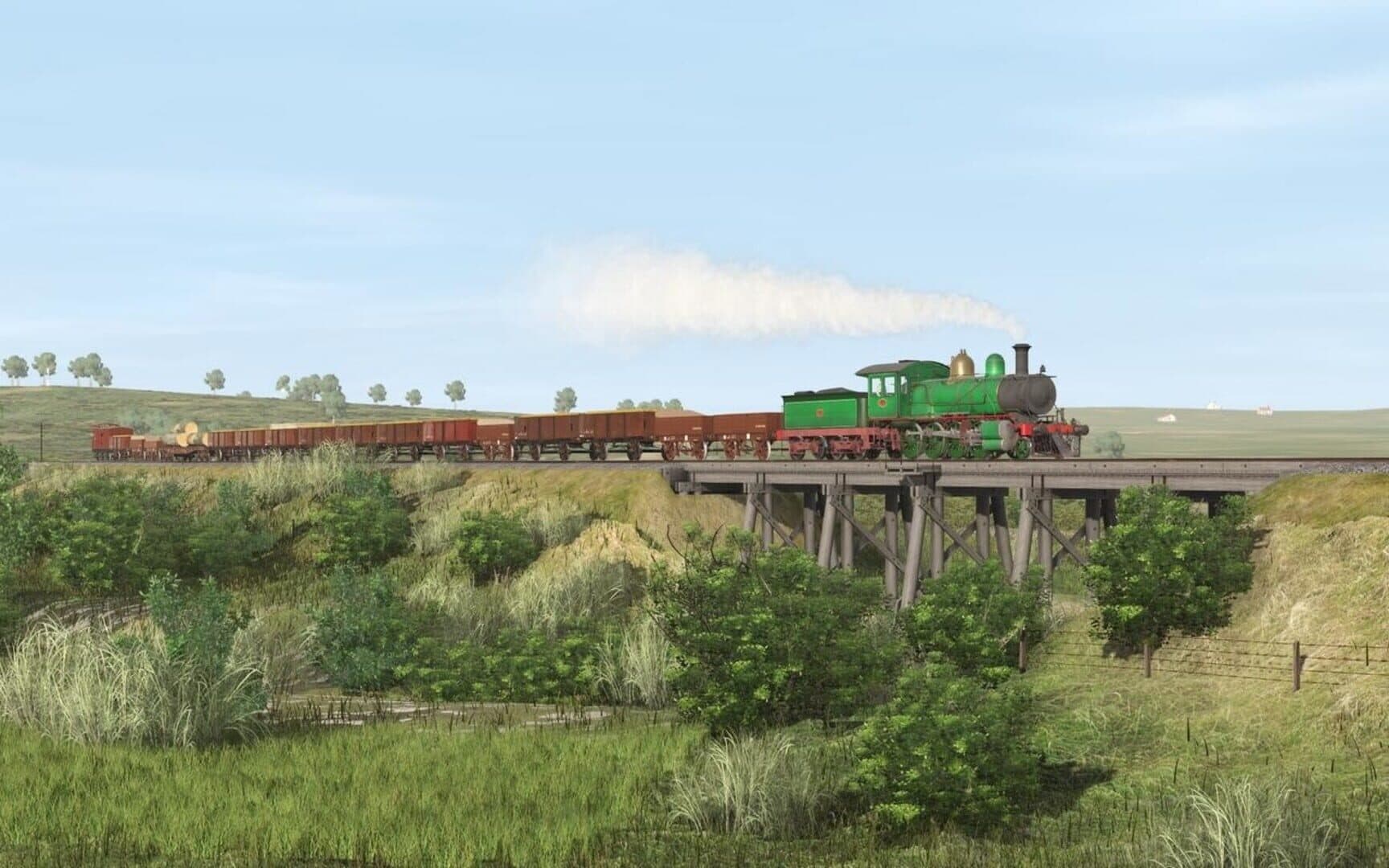 Trainz Railroad Simulator 2019: Victorian Railways V Class 2 Tone Green screenshot 4