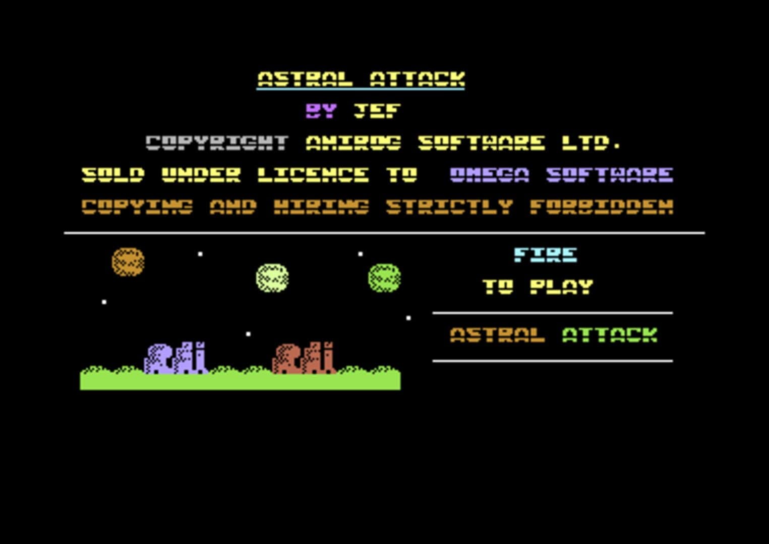 Astral Attack screenshot 2