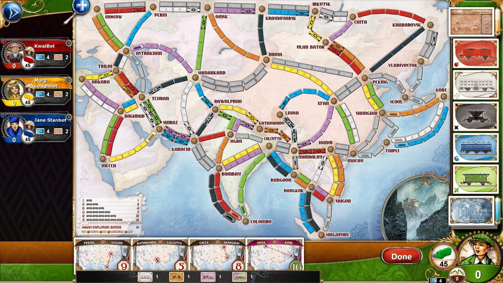 Ticket to Ride: Legendary Asia screenshot 3