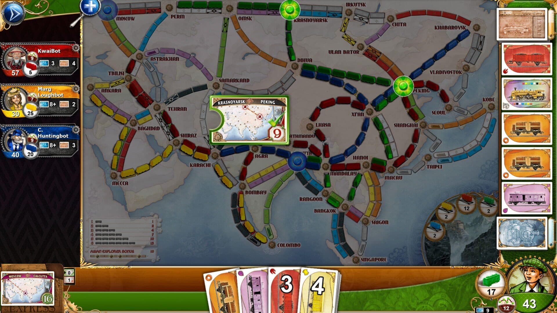 Ticket to Ride: Legendary Asia screenshot 5