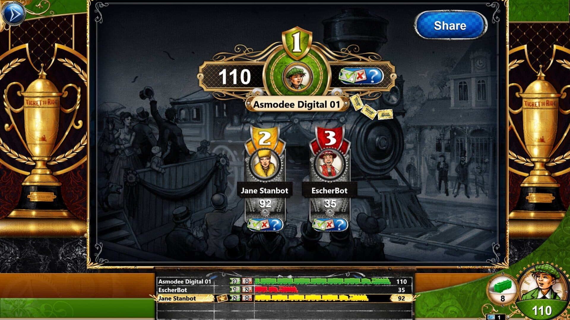 Ticket to Ride: Switzerland screenshot 5
