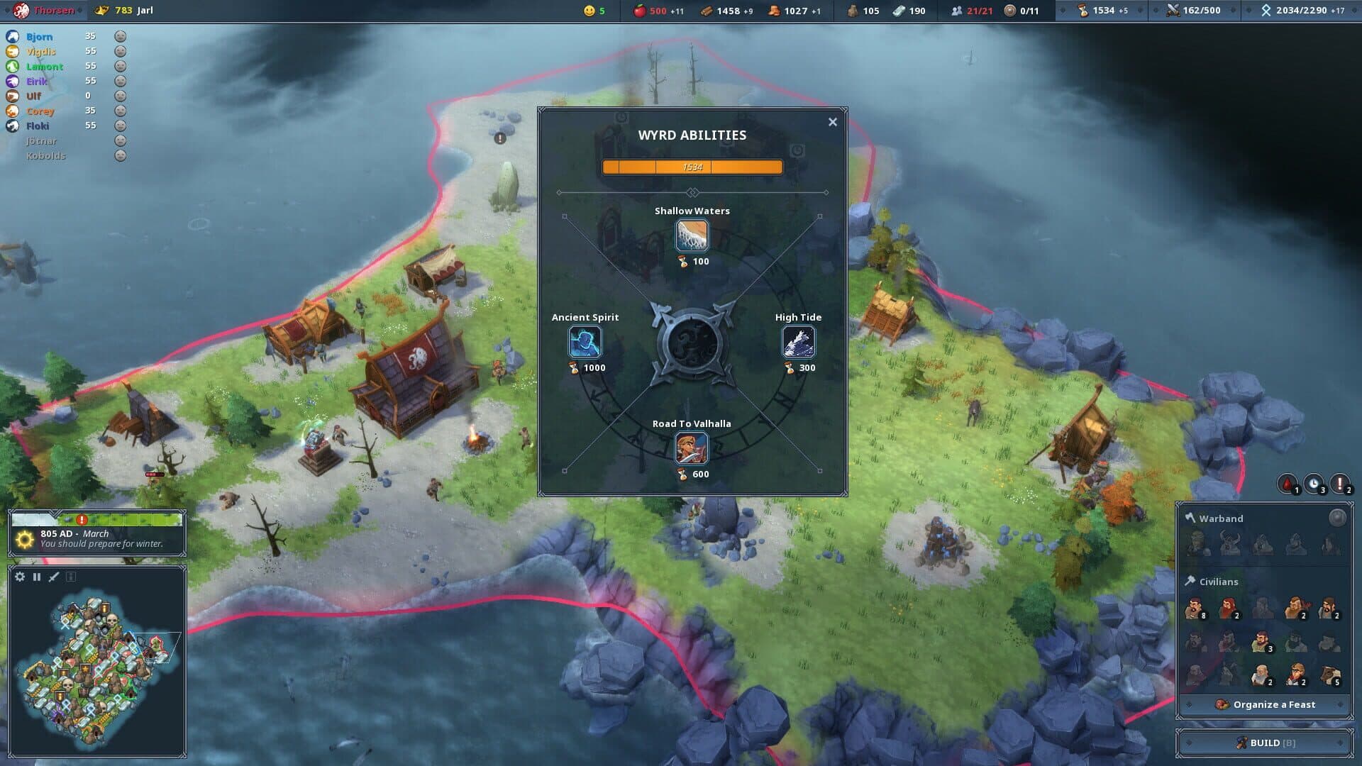 Northgard: Lyngbakr, Clan of the Kraken screenshot 4