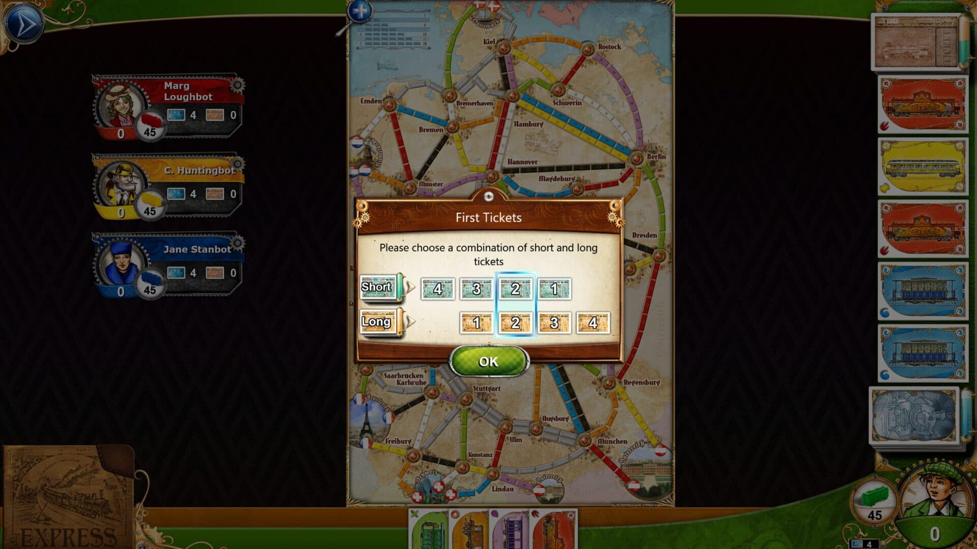 Ticket to Ride: Germany screenshot 1