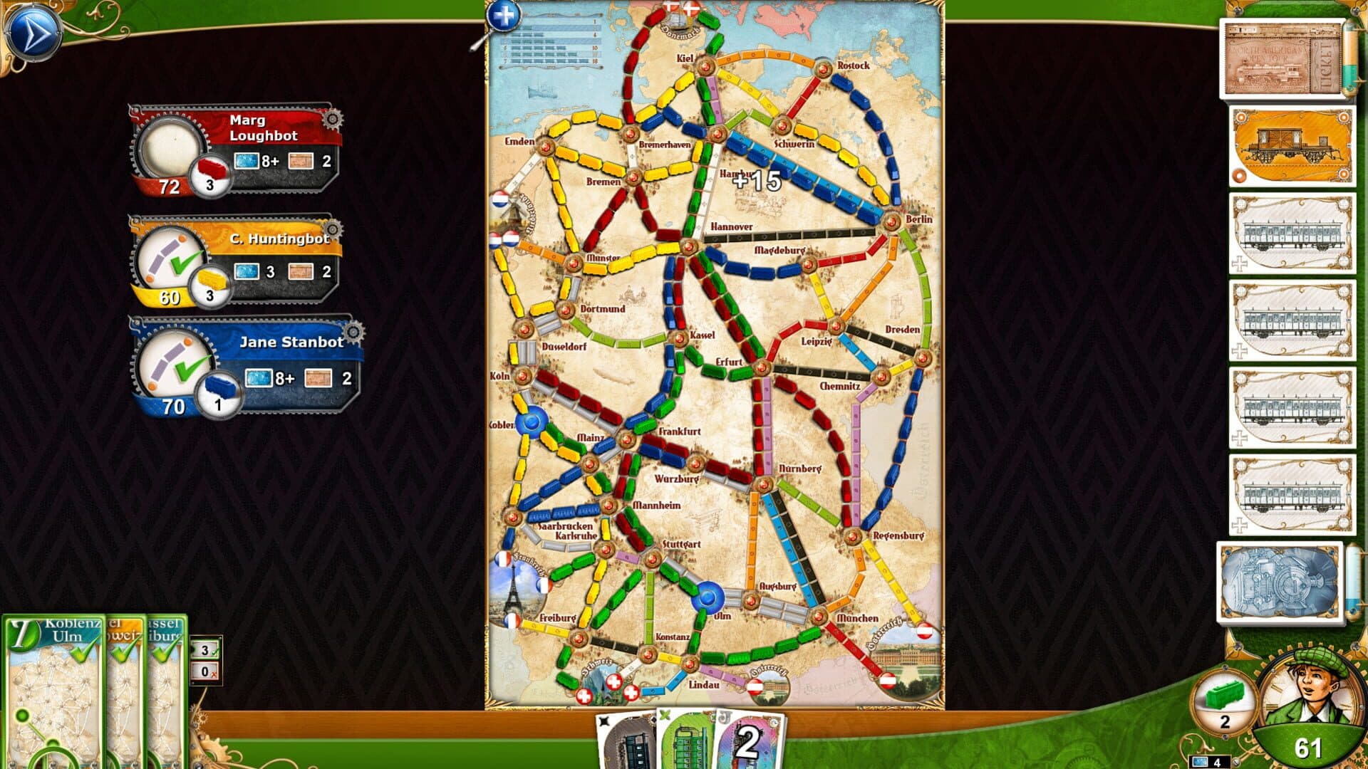 Ticket to Ride: Germany screenshot 3