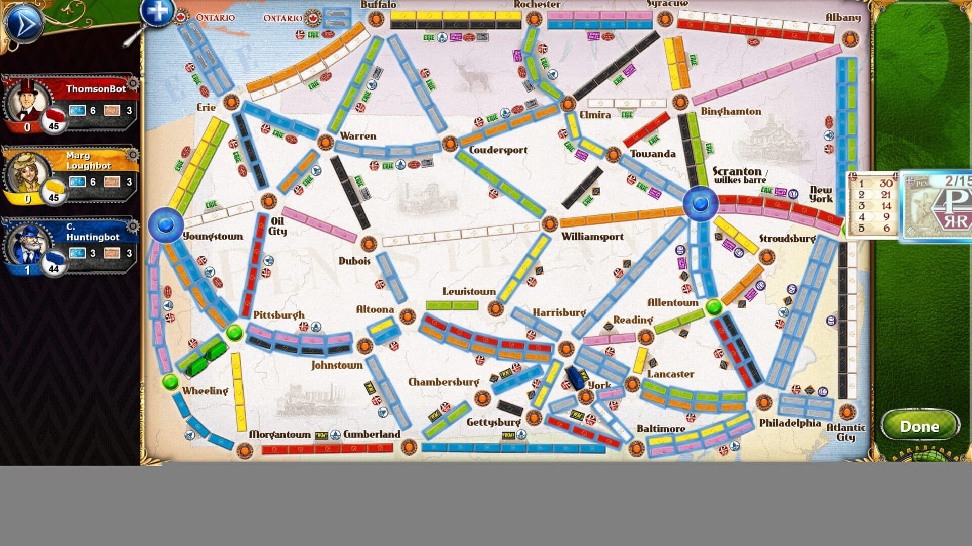 Ticket to Ride: Pennsylvania screenshot 3
