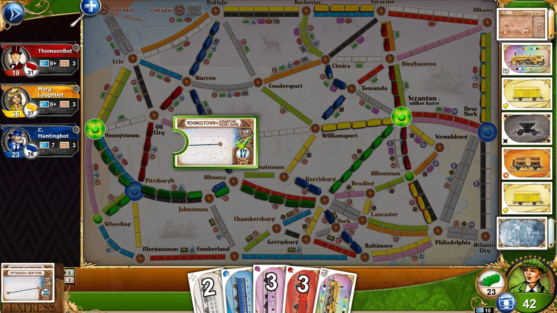 Ticket to Ride: Pennsylvania screenshot 5