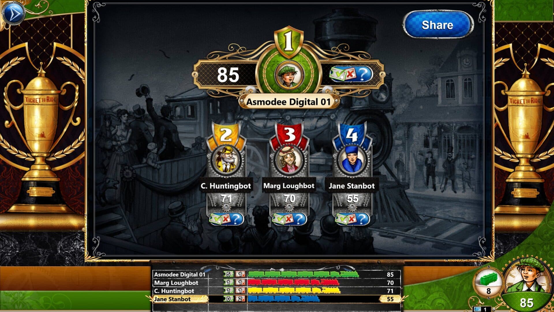 Ticket to Ride: USA 1910 screenshot 2
