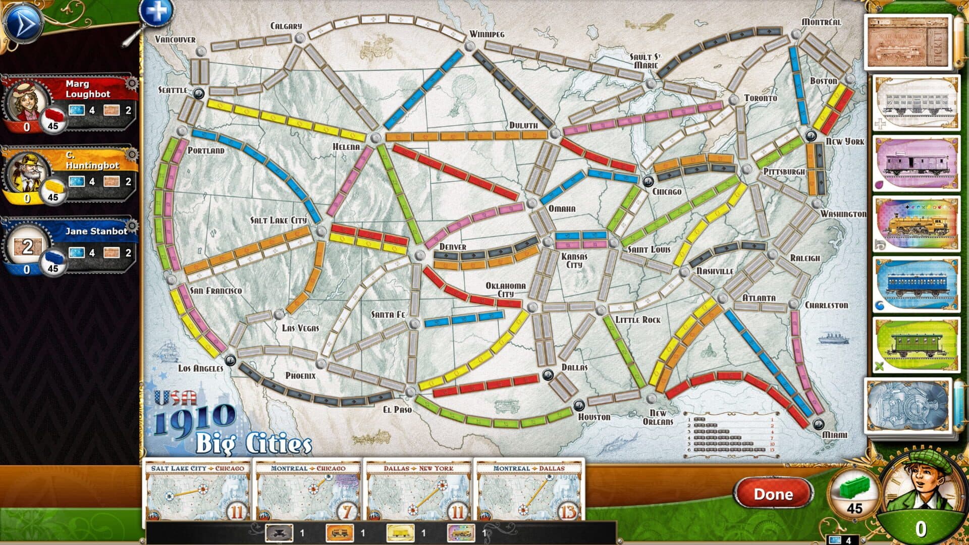 Ticket to Ride: USA 1910 screenshot 3