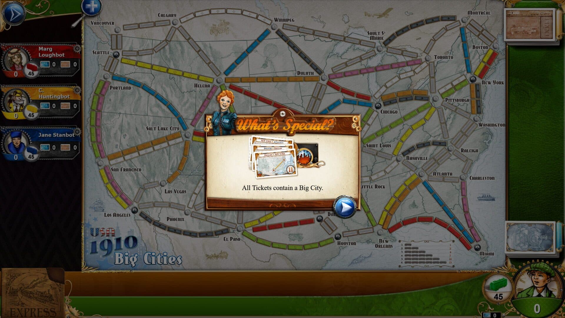 Ticket to Ride: USA 1910 screenshot 4
