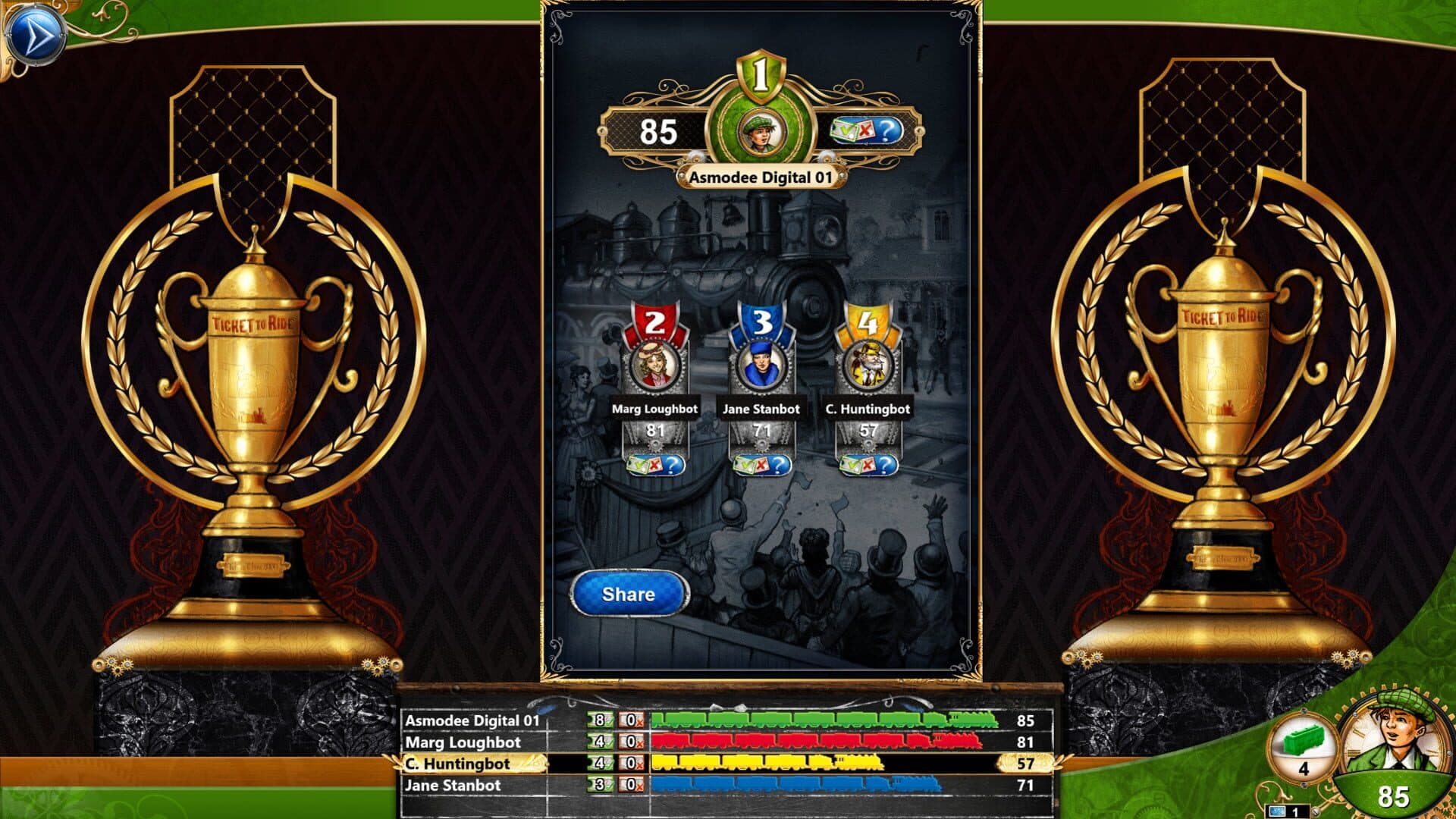 Ticket to Ride: United Kingdom screenshot 6