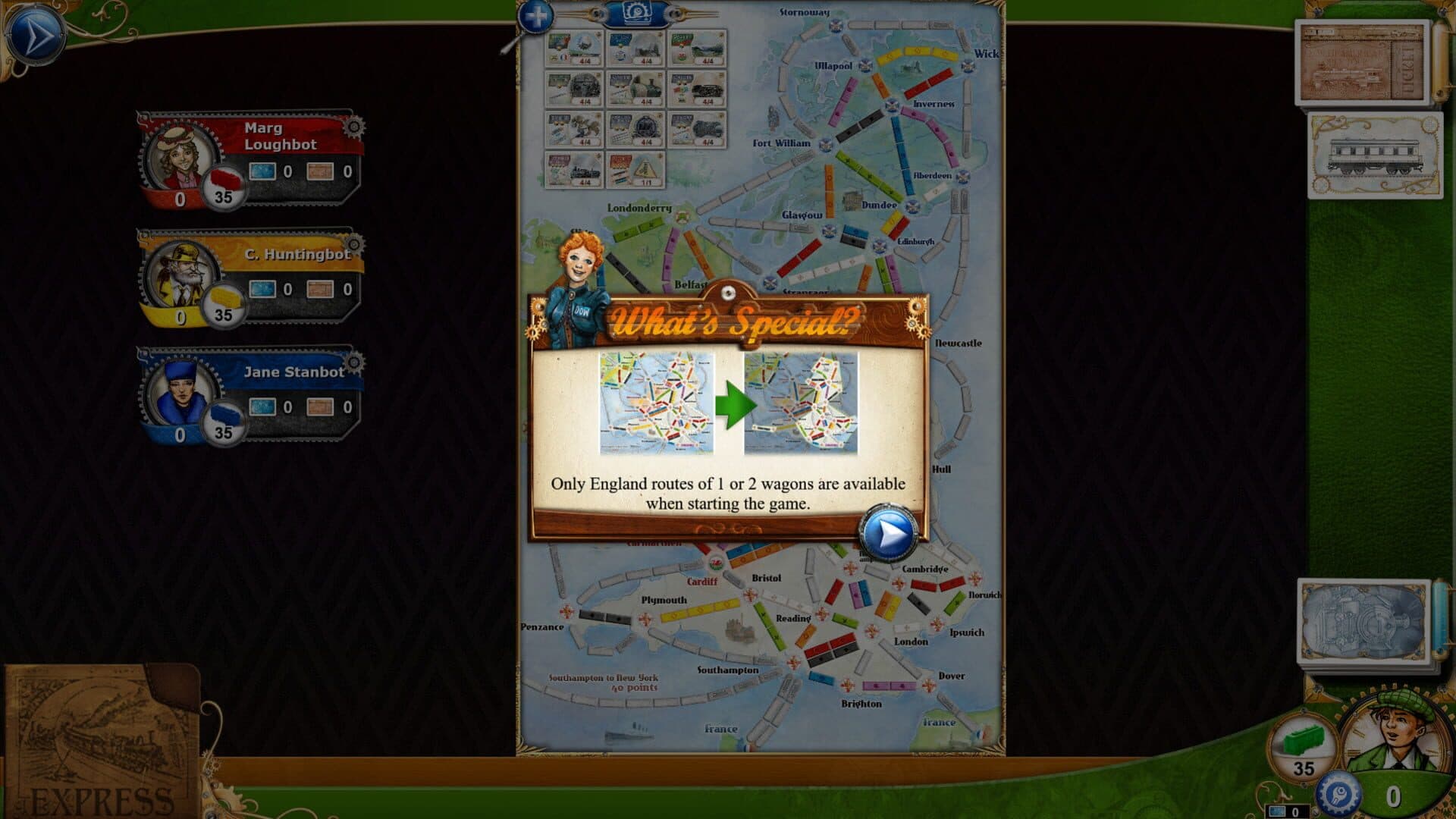 Ticket to Ride: United Kingdom screenshot 7