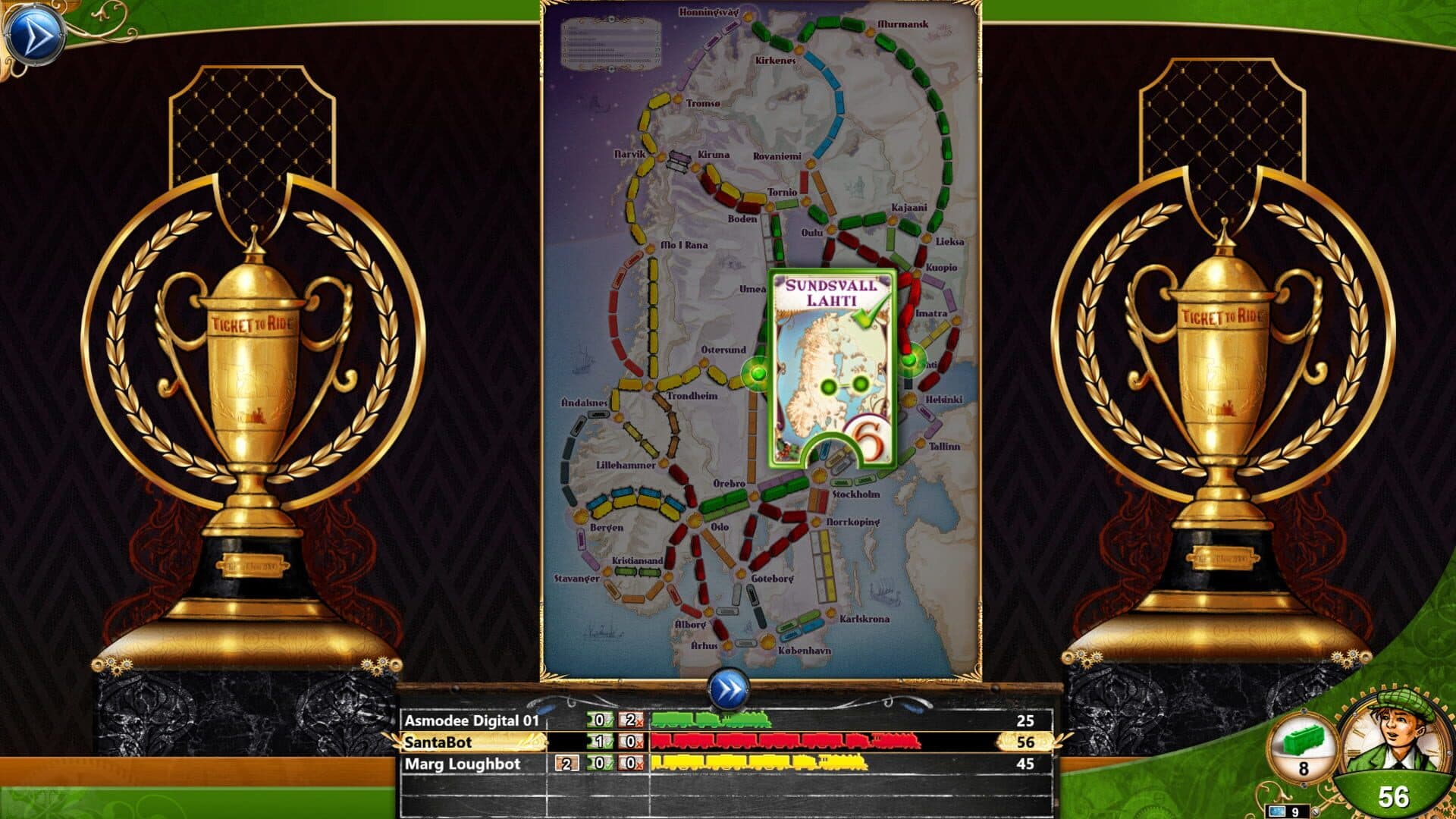 Ticket to Ride: Nordic Countries screenshot 2