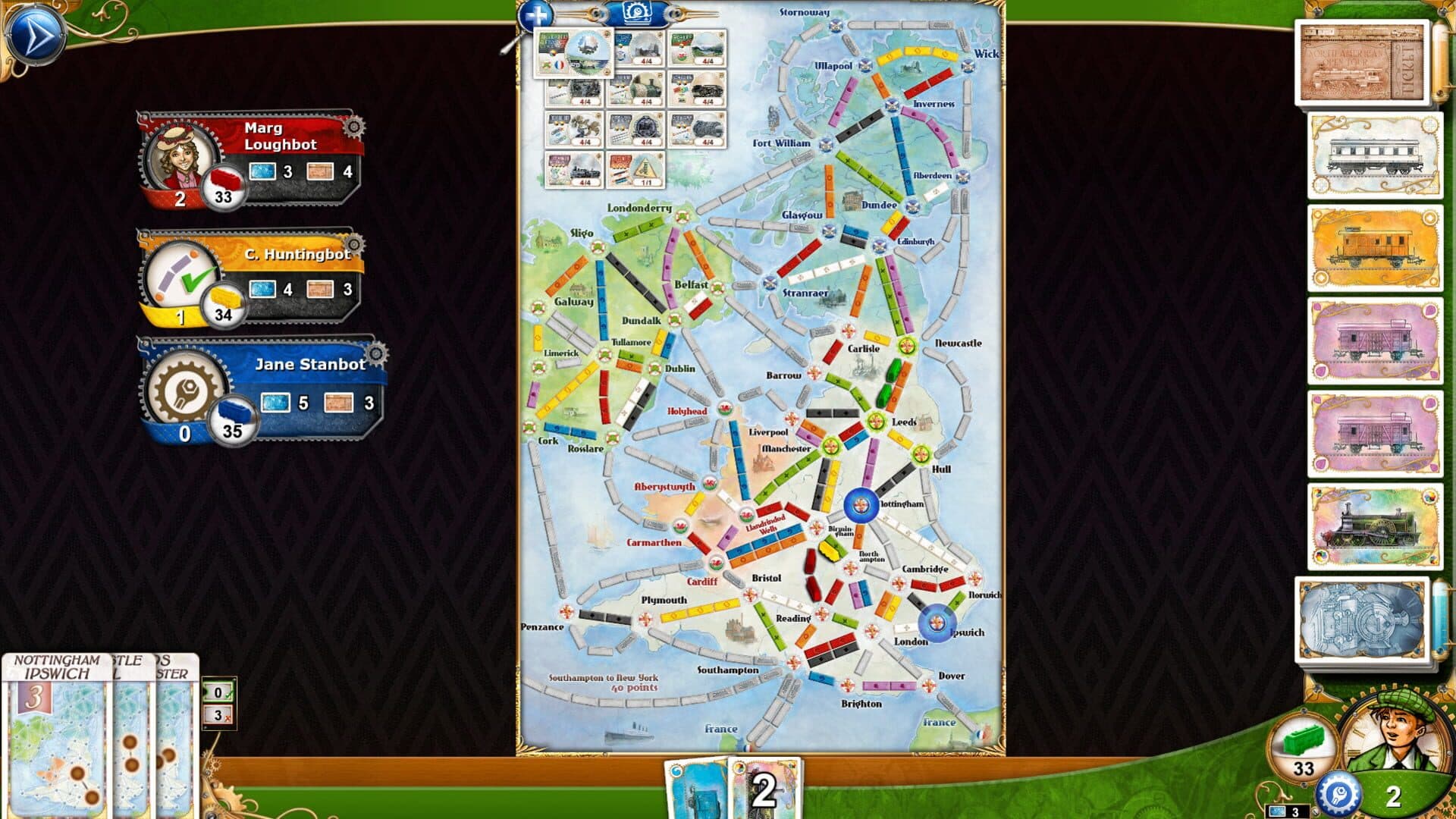 Ticket to Ride: United Kingdom screenshot 1