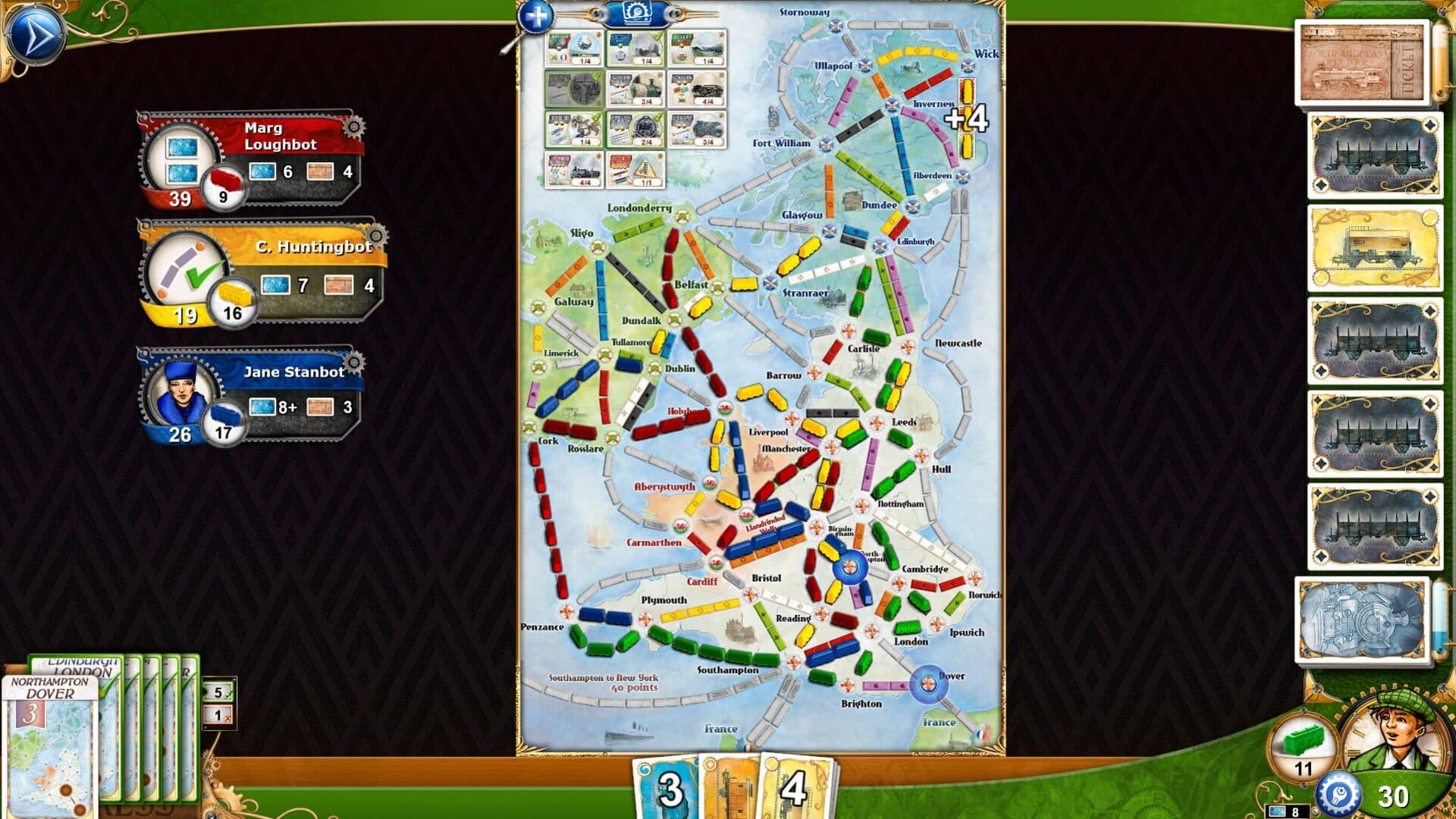 Ticket to Ride: United Kingdom screenshot 3