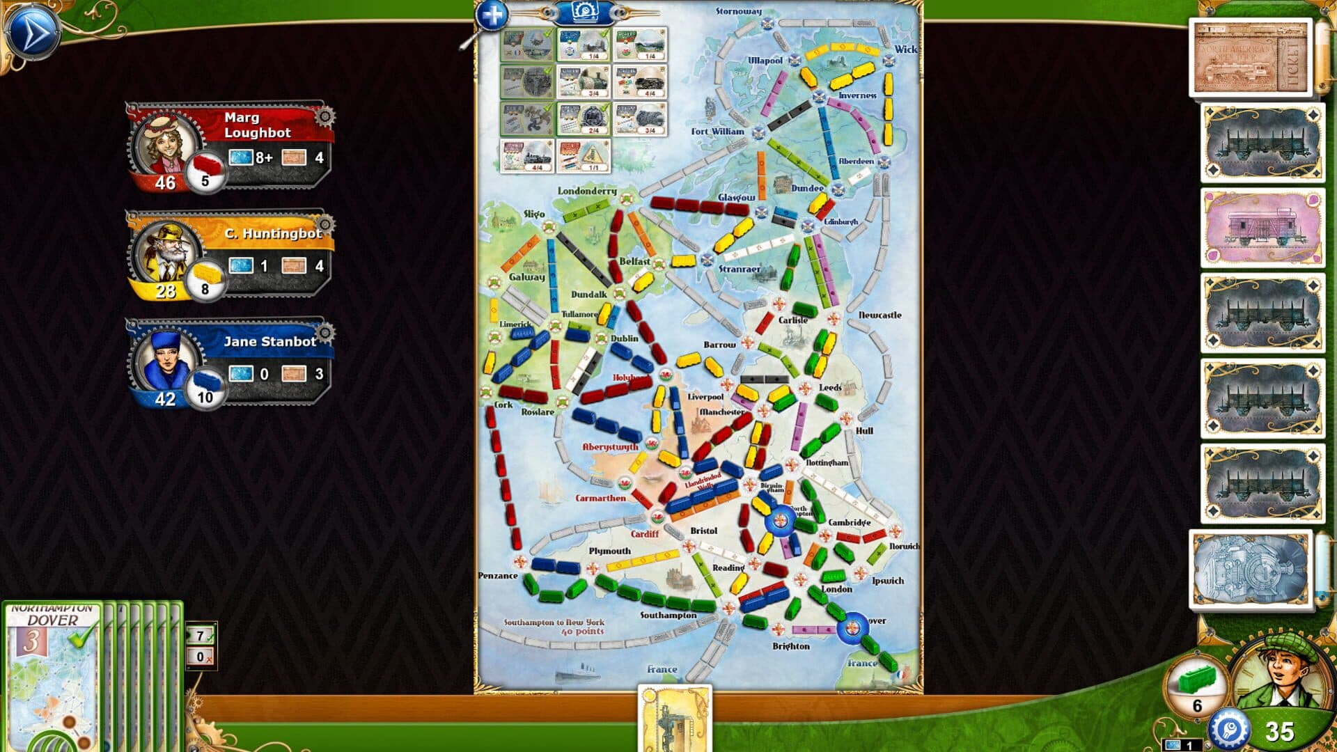 Ticket to Ride: United Kingdom screenshot 4