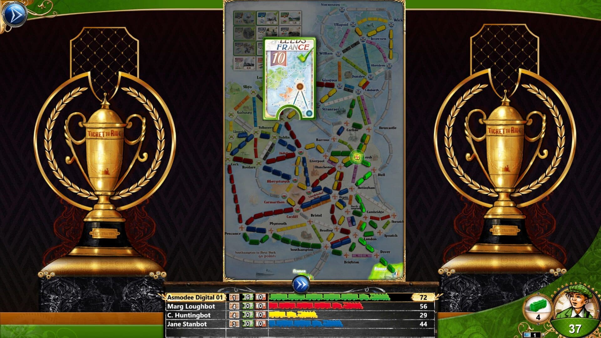 Ticket to Ride: United Kingdom screenshot 5