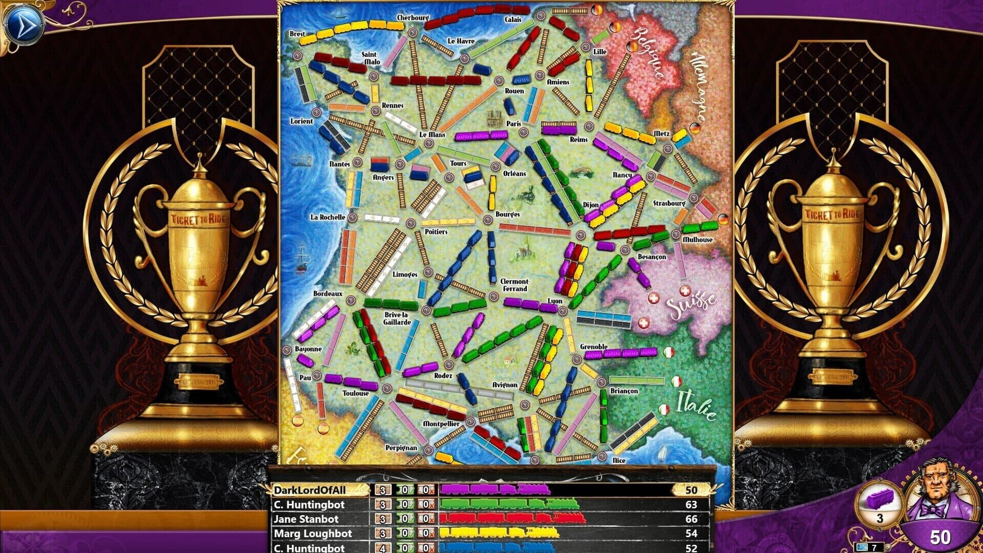 Ticket to Ride: France screenshot 5