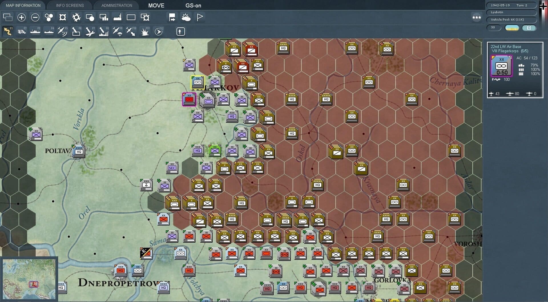 Gary Grigsby's War in the East: Don to the Danube screenshot 3