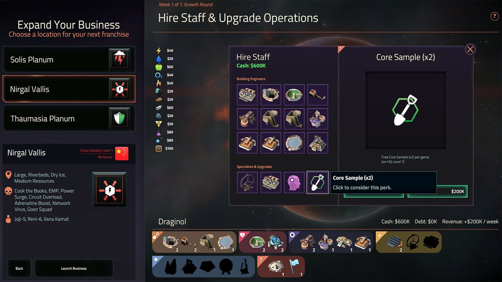 Offworld Trading Company: Almanac screenshot 2