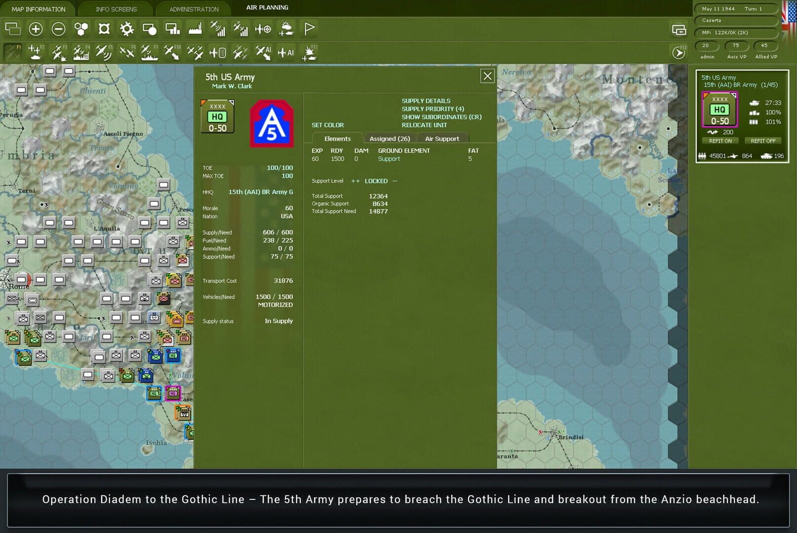 Gary Grigsby's War in the West: Operation Torch screenshot 7